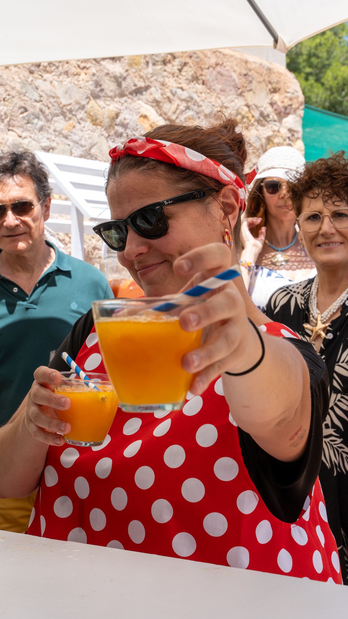 Brindis con zumos y mojitos del equipo de Loca Eventos