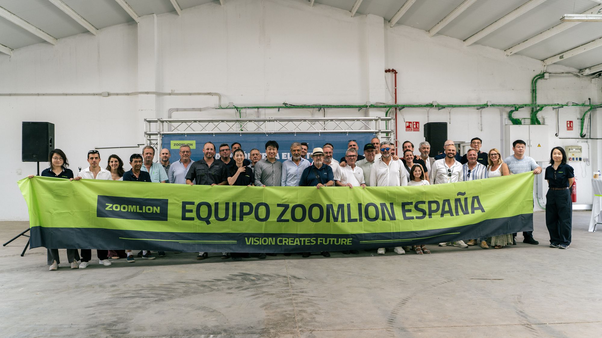 Foto de grupo del equipo Zoomlion España
